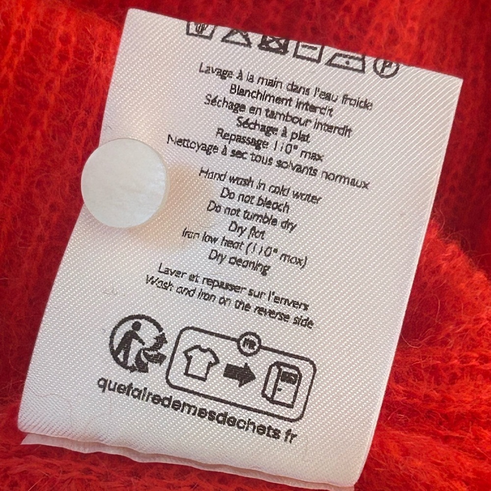 Red Gaspard cardigan - Picture 6 of 8